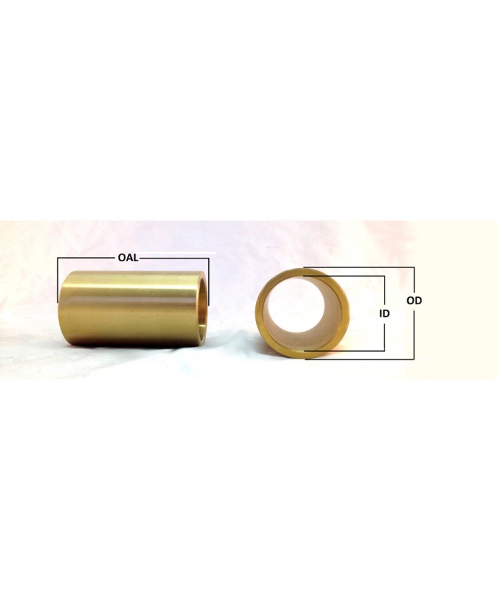 CB-0710-16 | Cast Bronze Sleeve | 7/16 ID x 5/8 OD x 2 OAL